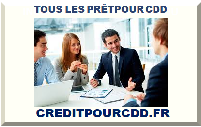 CRÉDIT POUR CDD 2025