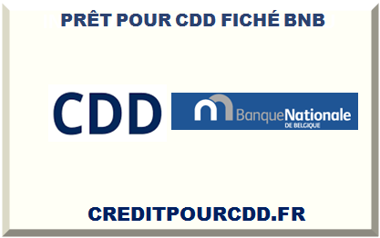 PRÊT POUR CDD FICHÉ BNB 2025